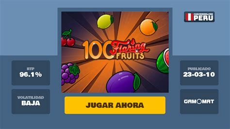 100 Flaring Fruits Betano