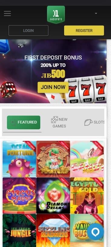 11jackpots Casino Mobile