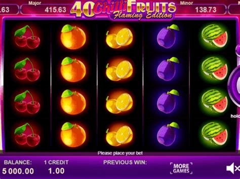 40 Chilli Fruits Flaming Edition Slot Gratis