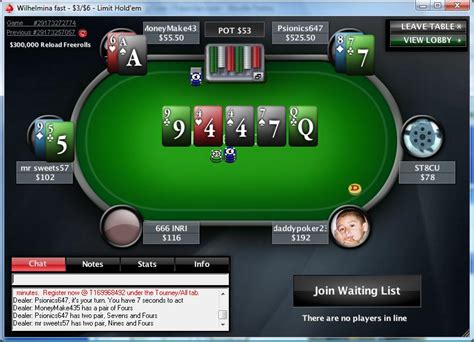 A Pokerstars Online Poker Mostrar Codigo