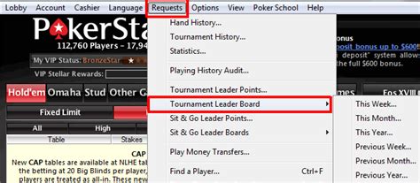 A Pokerstars Tlb Rankings