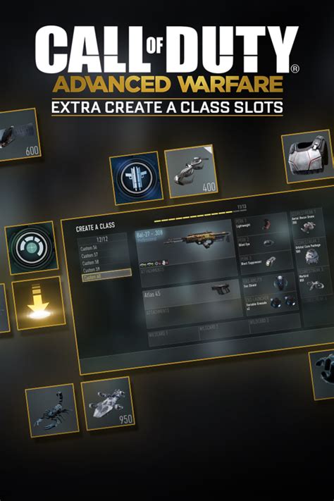 Advanced Warfare Extra Classe Slots