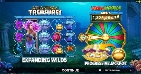Atlantean Treasures Mega Moolah Bet365