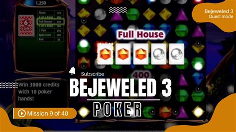 Bejeweled Poker Dicas