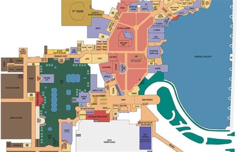 Bellagio Casino Mapa