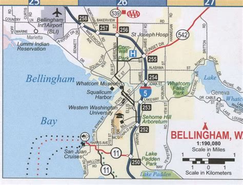 Bellingham Casinos Mapa