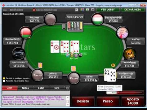 Bilhete Freeroll Poker Star