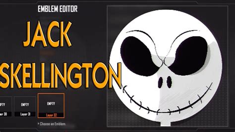 Black Ops 2 Jack Skellington Emblema