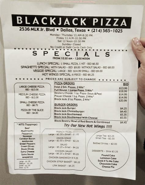 Blackjack Pizza Monroe St