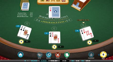 Blackjack With Perfect Pairs Betsul