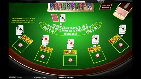Blackjack With Perfect Pairs Netbet