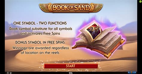 Book Of Sand Slot Gratis