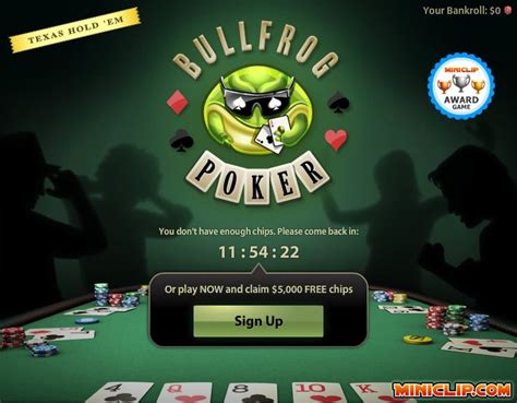 Bullfrog Poker Nao Esta Funcionando