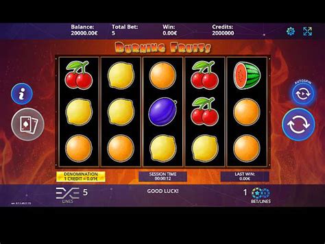 Burning Fruits V 888 Casino