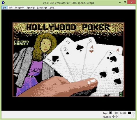 C64 Hollywood Poker