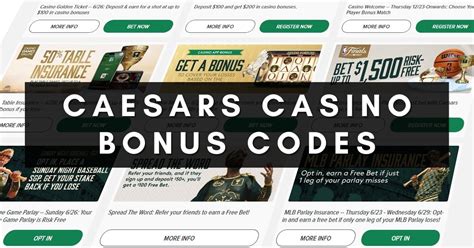 Caesars Casino Bonus Code