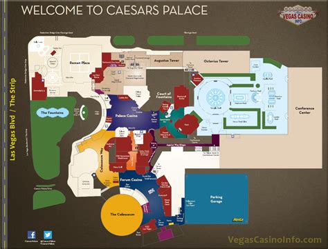 Caesars Palace Casino Mapa