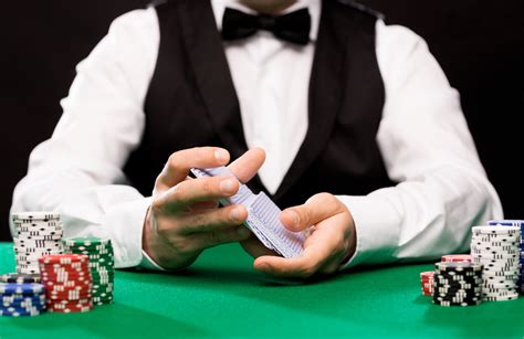 Carta Do Dealer Do Casino Exemplo