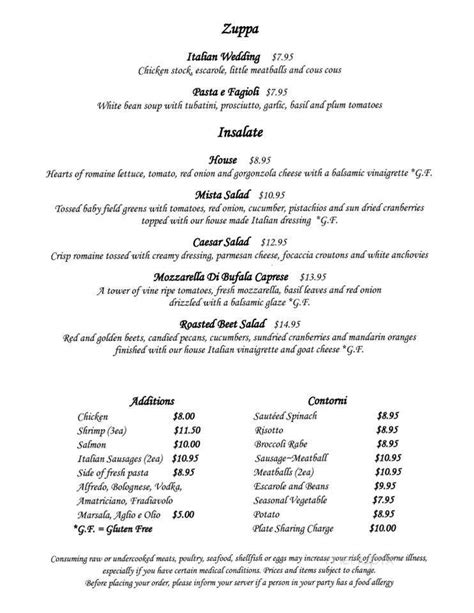 Casino Cais De Falmouth Ma Menu