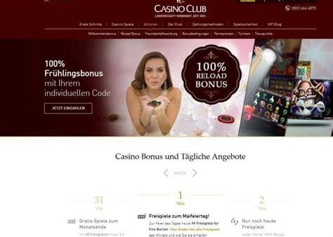 Casino Club Aktionen