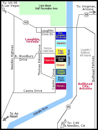 Casino Drive Laughlin Nv Mapa