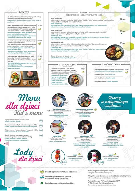 Casino Jantar Gdansk Menu