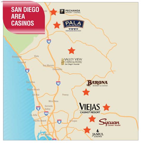 Casinos Em San Diego County Mapa