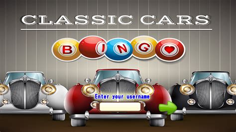 Classic Cars Bingo Betsul
