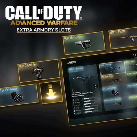 Cod Aw Extra Arsenal De Slots De Nao Trabalhar