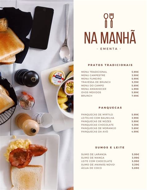 Colinas De Areia Casino Menu De Pequeno Almoco