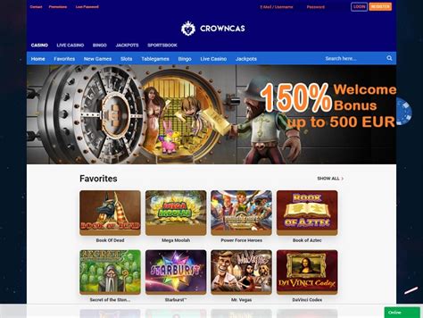 Crowncas Casino Mobile