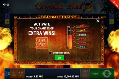 Crystal Ball Red Hot Firepot Leovegas