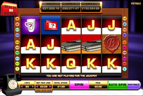 Deal Or No Deal Slot Machine Truques