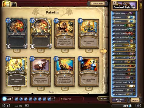 Deck De Fenda Hearthstone