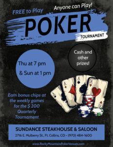 Denver Poker Tour Fort Collins
