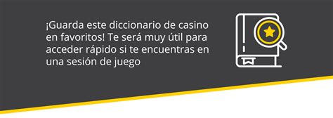 Diccionario De Casino