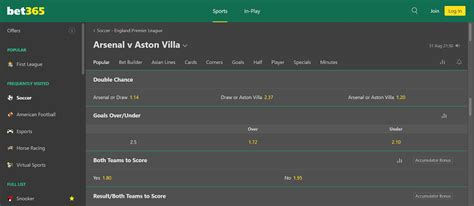 Double Triple Chance Bet365