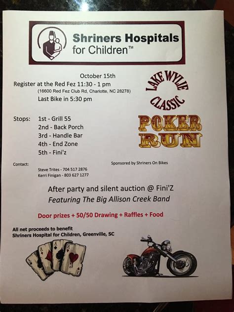 Erie Shriners Poker Run