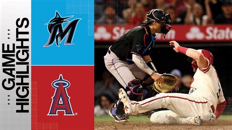 Estadisticas de jugadores de partidos de Miami Marlins vs Los Angeles Angels