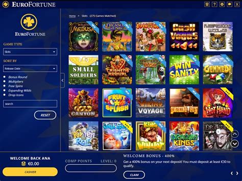 Eurofortune Online Casino Chile