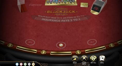 European Blackjack Espresso Slot - Play Online