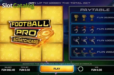 Football Pro Scratchcard Slot - Play Online