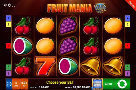 Fruit Mania Golden Nights Bonus Slot Gratis