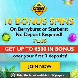 Gday Casino 10 Euros Gratis