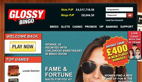 Glossy Bingo Casino Bonus