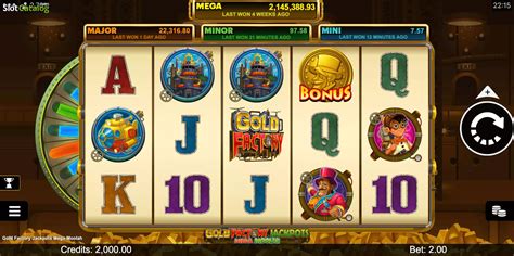 Gold Factory Jackpots Mega Moolah Review 2024