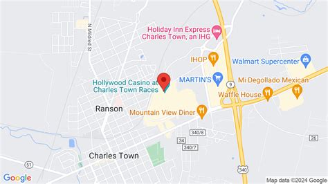 Hollywood Casino Charles Town Mapa