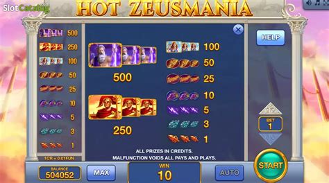 Hot Zeusmania Pull Tabs Betano