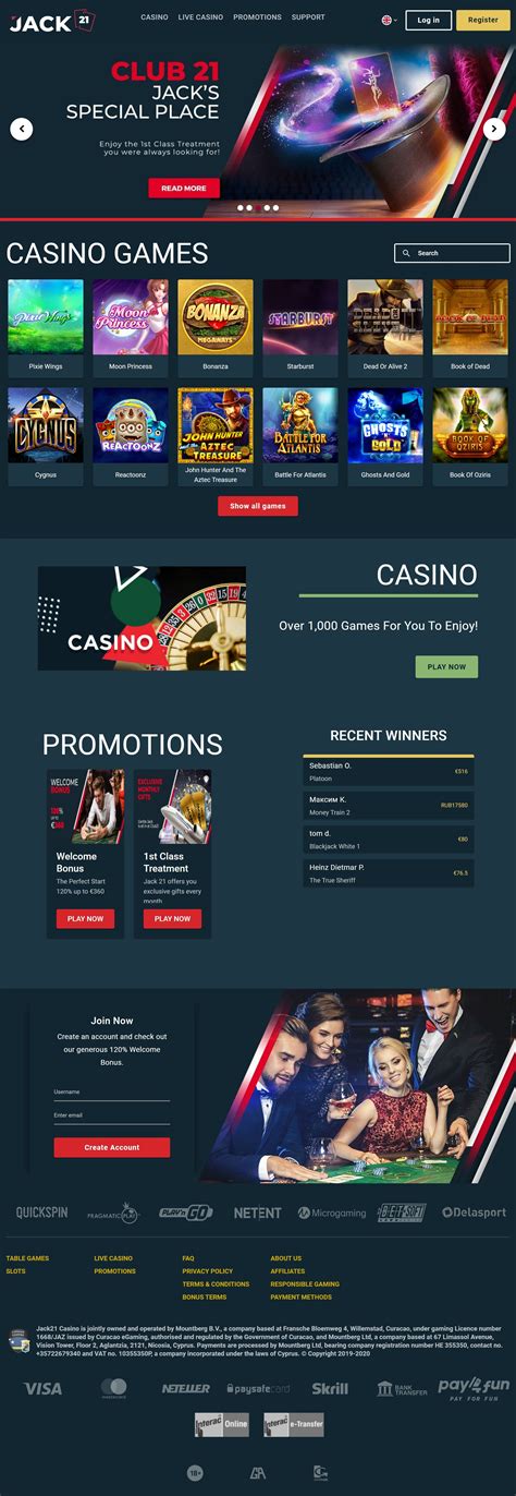 Jack21 Casino Download