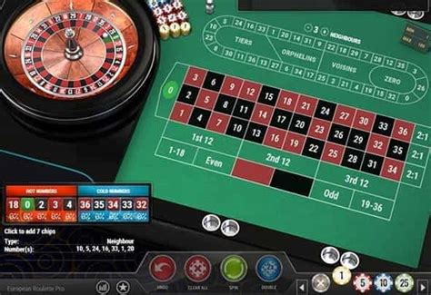 Jogar European Roulette Pro No Modo Demo